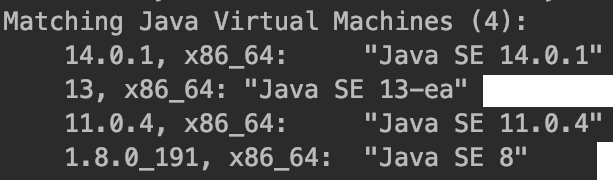 Switching JDK (Java) Versions in Mac OS X